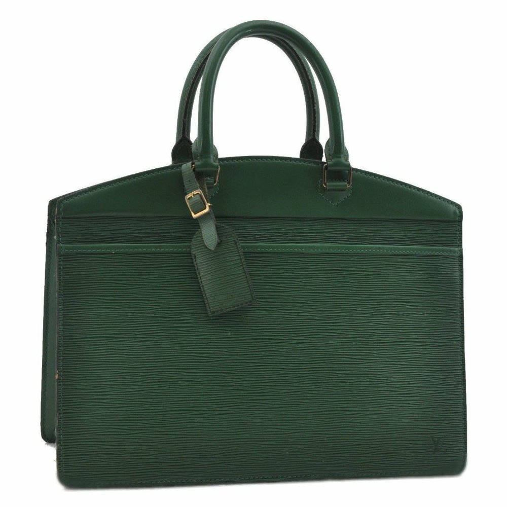 Authentic Louis Vuitton Epi Riviera Hand Bag Green M48184 LV vintage